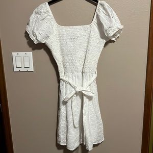 White Eyelet Dress
